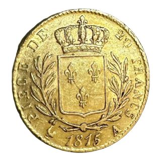 Marengo 20 Franchi Luigi XVIII - 1814-1815